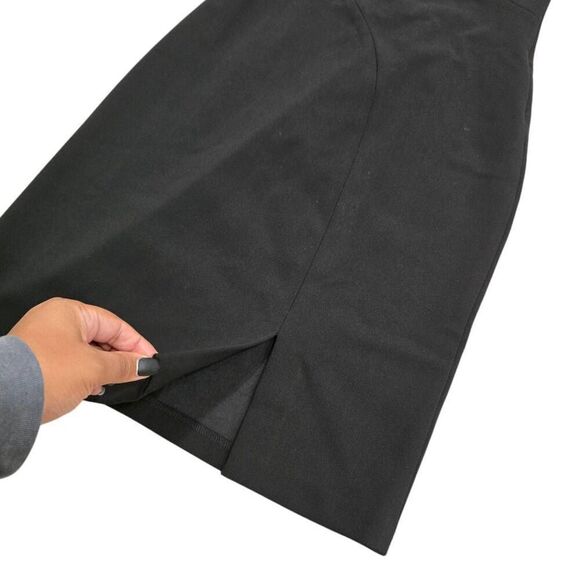 DKNY One Shoulder Sheath Dress Women's 10 Black 100% Polyester Party Preppy - Picture 2 of 8